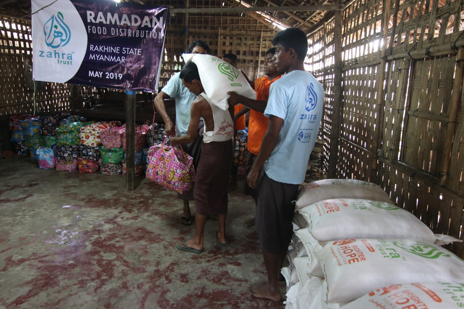 The Zahra Trust delivering aid to communities in need